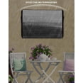 thumbnail image 6 of Outdoor TV Cover 30 to 32 Inch Weatherproof, Black and White Brush Stroke Textured Waterproof TV Screen Protector for Outside Decor with Zipper and Pocket 30"L x 19"H&nbsp; , Abstract Modern, 6 of 7