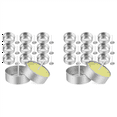 thumbnail image 2 of 300Pcs Aluminum Tea Lights Cups, Metal Light Tins with 300 Pcs Candle Wicks Empty for Lovers, 2 of 4