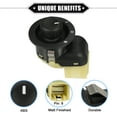 thumbnail image 4 of Encendido Espejo Control Interruptor Compatible para Jeep Patriot, Negro, 4 of 7