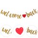 thumbnail image 2 of Banner de bienvenida Banner de bienvenida Decoración de fiesta escolar Banner de papel decorativo, 2 of 6