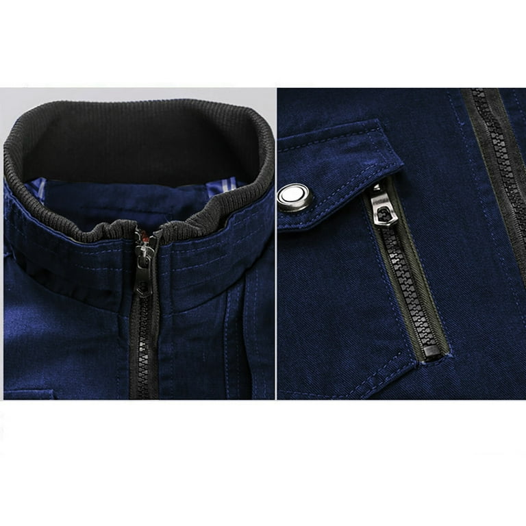 Blue military deals coat