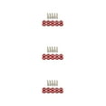 thumbnail image 2 of relayinert Easy To Install Car Screw Bonnet Gaskets For Quick Car Customization Made Red screw 3Set, 2 of 6