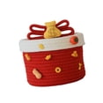 thumbnail image 1 of Cesta de almacenamiento de cuerda redonda con tapa, contenedor de almacenamiento vacío, caja decorativa hecha a mano Rico, 1 of 9