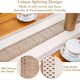 thumbnail image 4 of Camino de mesa de macramé estilo granja, camino de mesa bohemio de encaje de algodón de arpillera natural, 12 x 72 pulgadas JAMW  Sencillez, 4 of 5