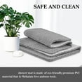 thumbnail image 4 of Topboutique Shower/Bathtub Mat,Soft Tub Mat,Anti Slip Showers Mats for Elderly,Quick Drying PVC Loofah Bathmat with Drain,Textured Bath for Tub,Bathroom,24x16 in,Gray, 4 of 7