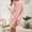 Pink, variant on Swuxness Women Long Sleeve Knit Dresses, Women Fall Dress, Women's Solid Color Knit Half Turtleneck Loose Casual Knee Length Dress Pink, XL
