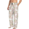 thumbnail image 6 of Naloa Cute Rabbit Pajama Pants Men, PJ Bottoms, Sleep & Lounge Pants-Large, 6 of 6