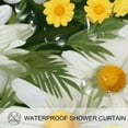 thumbnail image 3 of Little Daisy Waterproof Shower Curtain Set with Hook, Printed Design for Bathroom Decoration - Shower Curtain Sets, 3 of 6