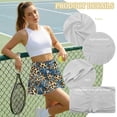 thumbnail image 6 of Xoenoiee Cowboy Leopard Print Pleated Tennis Skirts for Women High Waist Golf Skort with Built-in Shorts Breathable Athletic Skorts, 2XL, 6 of 6