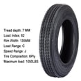 thumbnail image 2 of CuisinSmart 5.30-12 C/6PLY Trailer Radial Tires, 2 of 8
