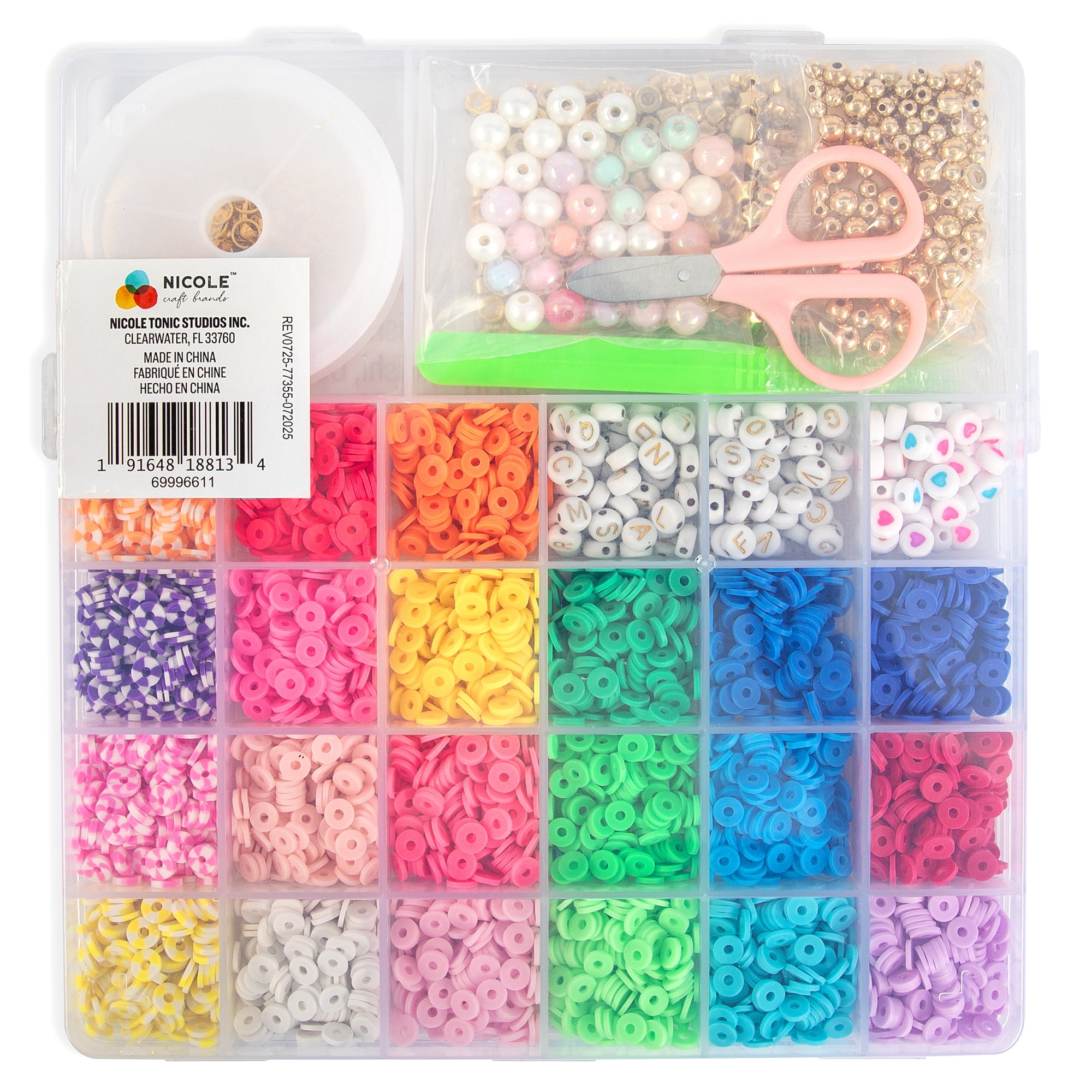 Cousin DIY 4470-Piece Jewelry Making Kit with Beads, Seashells, and Charms