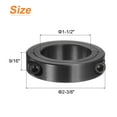 thumbnail image 2 of 4 Packs Double Split Shaft Collar 1-1/2" Bore Two-Piece Clamping Collar, 2-3/8" OD, 9/16" Thick, #45 Steel, 2 of 5