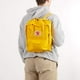 thumbnail image 3 of Mochila Fjällräven Kanken para mujer, color amarillo cálido, 3 of 4