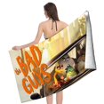 thumbnail image 4 of Los Tipos Malos Toalla de playa de secado rápido con diseño temático, regalo para mujeres y niñas, ideal para cumpleaños, fans, amantes de la música, uso en la playa o al aire libre, 78 × 180 cm, 4 of 6