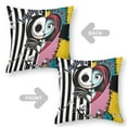 thumbnail image 4 of Throw Blanket and Pillowcase Set For The Nightmare Before Christmas Thin Bed Couch Decor Kids Adult Nap Micro Fleece Fuzzy Blankets Bedroom Car All Season Birthday Gifts 30×40 inch, 4 of 5