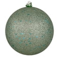 thumbnail image 1 of Vickerman N592040DQ 8 in. Gray Mint Sequin Ball Drilled, 1 of 3