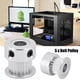 thumbnail image 2 of 5 uds 2GT engranaje de polea de correa de distribución síncrona 20 dientes 6,35mm de diámetro para impresora 3D, 2 of 8