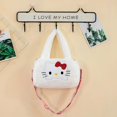 thumbnail image 1 of Sanrio-Bolso de felpa con diseño de Hello Kitty para chica, bolsa de almacenamiento tipo bandolera con diseño de Hello Kitty, Y2K, Cinnamoroll, 1 of 4
