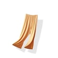 thumbnail image 2 of SWSMCLT Women's Plus Size Pajamas Pant Casual Loose Fit Trousers Wide Leg Pjs Soft Lounge Spandex Summer Pull On Golden Medium, 2 of 5