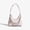 LightPink, variant on Women's PU Hobo Shoulder Bag with Detachable Adjustable Strap, Light Blue