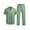 Ice Green, variant on Men's 2 Piece Casual Linen Outfit - Beach Button Down Shirt & Loose Pant Sets
