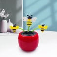 thumbnail image 3 of Office Cubicle Decor Solar Powered Dancing Figurine Red Desk Decorations for Women Office Home Office Outdoor Holiday Decor 1 Pack, 3 of 7