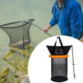 thumbnail image 6 of MAGIDEAL ing Basket Multiuse Nylon Net Mesh Net Bucket for Cray orange, 6 of 8