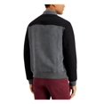 thumbnail image 2 of TASSO ELBA Veste de Couleur Grise pour Hommes avec Fermeture Éclair M, 2 of 3