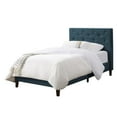 thumbnail image 4 of CorLiving Nova Ridge Upholstered Adult Twin Size Platform Bed Frame with Tufted Headboard, No Box Spring Required, 4 of 9