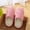 Pink, variant on Women's Cute Cat Plush Slippers Indoor Winter Warm Soft Anti-Slip House Shoes