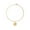 JDNW2311008, variant on Stylish Women's Sun Pendant Necklace in 18K Gold Plated Sturdy Stainless Steel with Pearls Chain Jewelry Accessory
