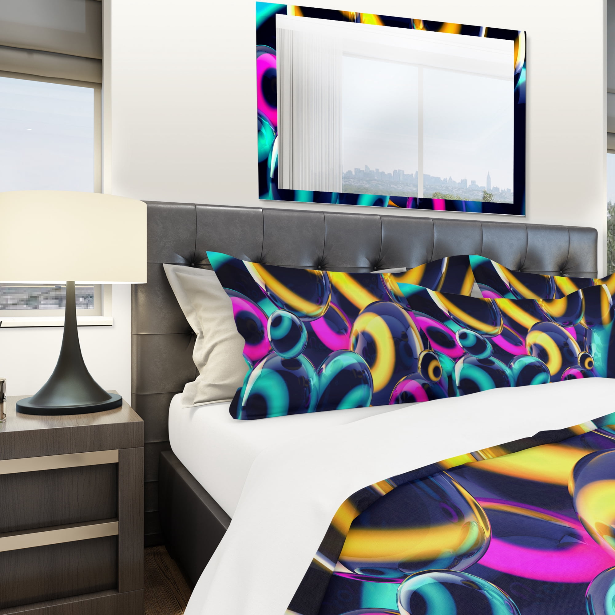 Designart 'Spherical Insight' Modern & Contemporary Duvet Cover Set