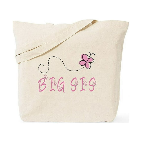 CafePress - Cute Big Sis Tote Bag - Unisex Canvas Tote Bag, Beige, 1-Piece