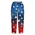 thumbnail image 5 of Tnhcen Women's Summer Loose Fit Wide Leg Pants with Patriotic Print – Casual Basic Style for 4th of July Festive & Comfy S-5XL, 5 of 5