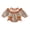Khaki, variant on Cjfdfy Newborn Baby Girl Thanksgiving Fall Outfit Turkey Gobble Bows Striped Long Sleeve Bubble Romper Infant Cute My First Thanksgiving Fall Winter Clothes 0-18M