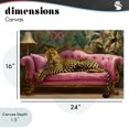thumbnail image 4 of Stupell Industries Art Deco Exotic Lounging Leopard Canvas Art, 24 x 16, by Tina LeCour, 4 of 8