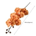 thumbnail image 7 of Travelwant 3Packs Artificial Orchid Stems Real Touch Orchid Tall Fake Butterfly Phalaenopsis Flower Home Wedding Decoration, 7 of 7