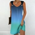 thumbnail image 2 of Women's Summer Casual T-shirt Dresses Short Sleeve Boho Beach Dress, 2 of 5