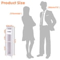thumbnail image 3 of PinkSheep Small Bathroom Storage Cabinet with Doors and Shelves, Free Standing Toilet Paper Holders Stand Organizer for Small Spaces, White, 3 of 8