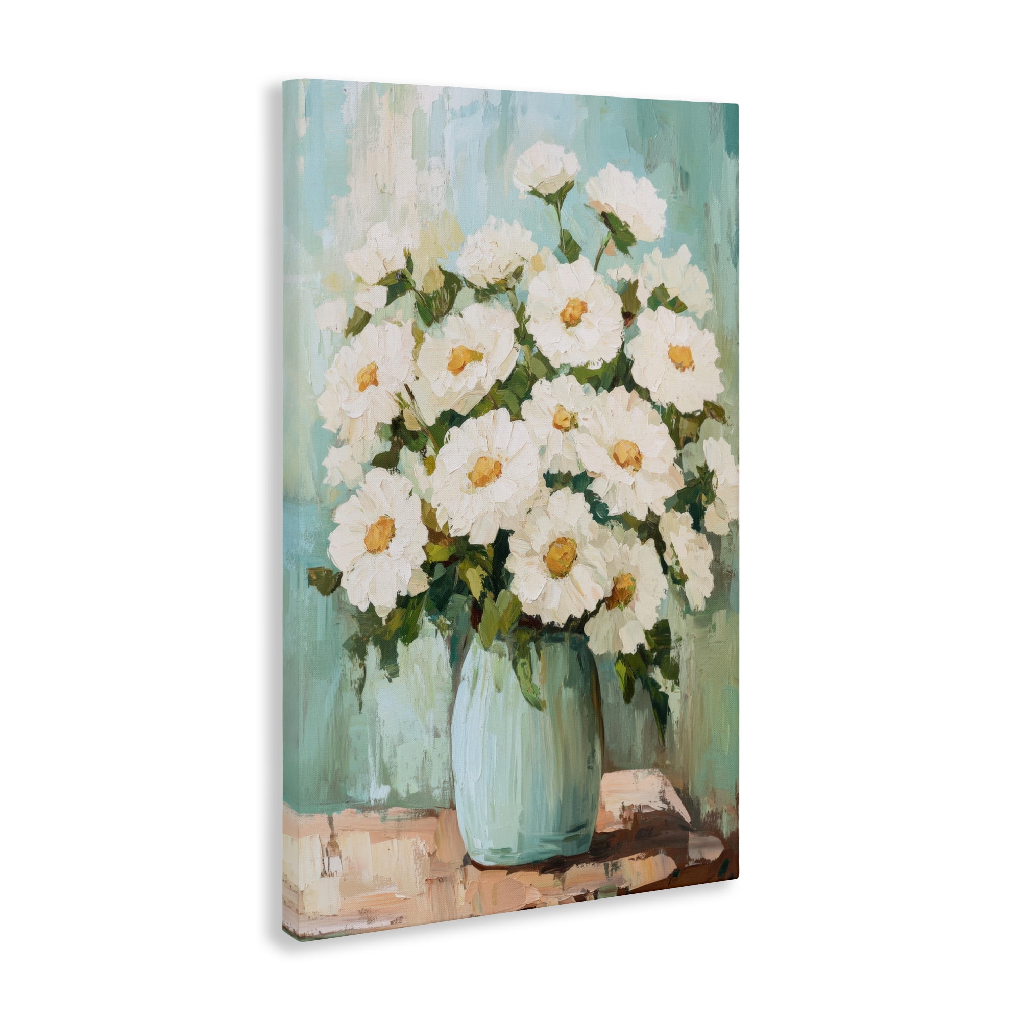 Stupell Industries Cozy Arrangement of White Blooms Canvas Wall Art, design by Petal Prints Design