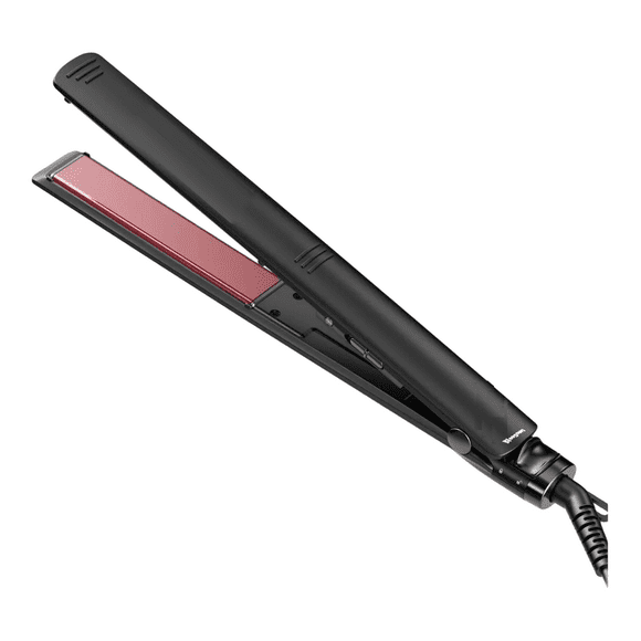 Plancha de cabello Bloosom Red Ion Tourmaline Negro Con Rojo