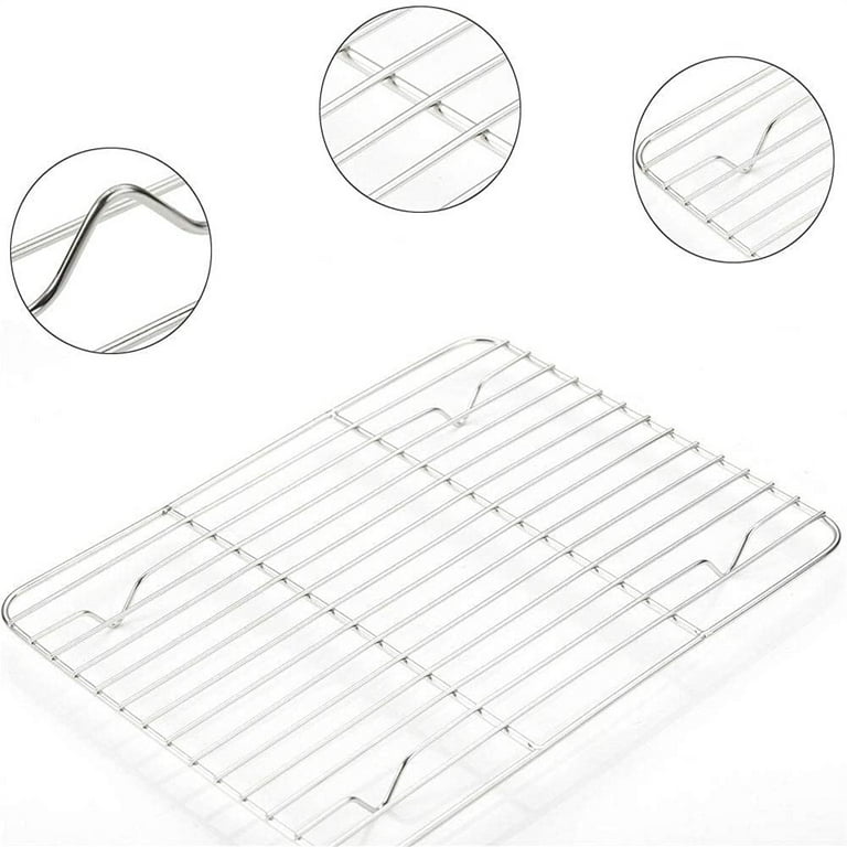 Casewin Baking Sheet Stainless Steel Baking Tray Cookie Sheet Oven
