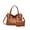 A-Brown, variant on PIFLCAM Women Tote Bag Handbags Leather Hobo Shoulder Bags Top Handle Satchel Purse Set of 2pcs brown Bag for Woman