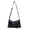 Black, variant on Retro PU Crossbody Purse Structured Main Compartment Subdivided Interior (Brown)