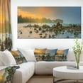 thumbnail image 1 of Romantic Untouched Beach Sunset - Landscape Canvas Art Print, 1 of 3
