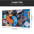 thumbnail image 4 of XMXT Non-Slip Gaming Mouse Pad, Variety Cartoon Handle Mousepad Computer Keyboard Mats Desk Pads Office Decor Accessories, 15.8"x29.5", 4 of 8