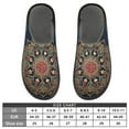 thumbnail image 5 of IAUYY Memory Foam House Slippers Suitable for Both Men and Women. Comfortable, Anti-Slip Plush Flat-Bottomed Slippers The Best Holiday Gift Deep Blue Presents Exquisite, 5 of 9