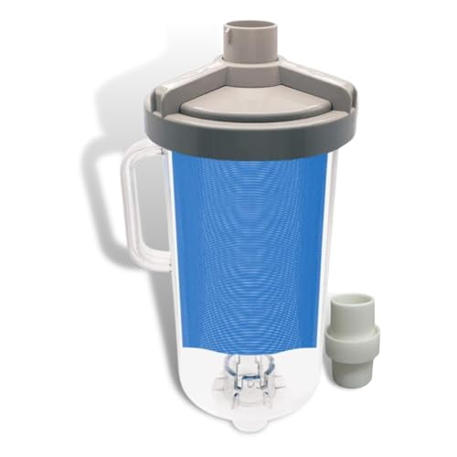 Heavy Duty Inline Leaf Canister Large Capacity for Automatic Pool Vacuum Cleaners | Made in USA | Direct Replacement for Hayward Leaf Canister W530 | Alternative Replacement for Pe