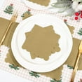 thumbnail image 4 of 140 Pcs Cocktail Napkins Gold Napkins Disposable Scalloped Dessert Beverage Napkin Gold Party Napkin for Wedding, Birthday, Celebrate, 5 x 5 Inch, 4 of 7