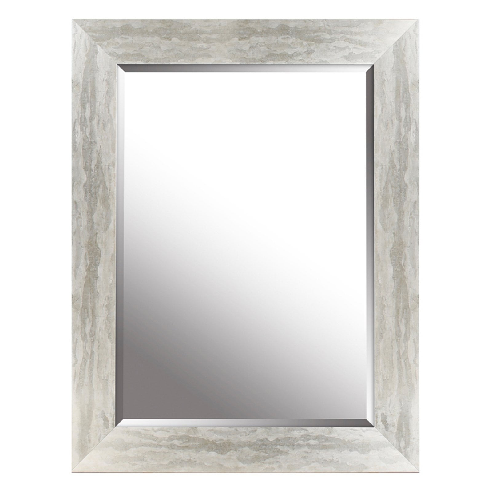 Mirrorize Canada Silver Leaf Gradient Beveled Mirror 26 25w X 34 25h In